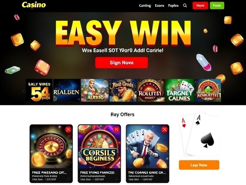 Discover top online casino games and strategies for easy wins. Get expert tips, promotions, and guides to maximize your chances of winning at popular casino sites.